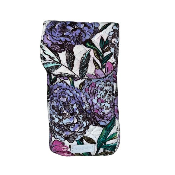 Vera Bradley Handbags - Vera Bradley Lavender Meadow Bag / Eyeglass Case Floral No Strap Used